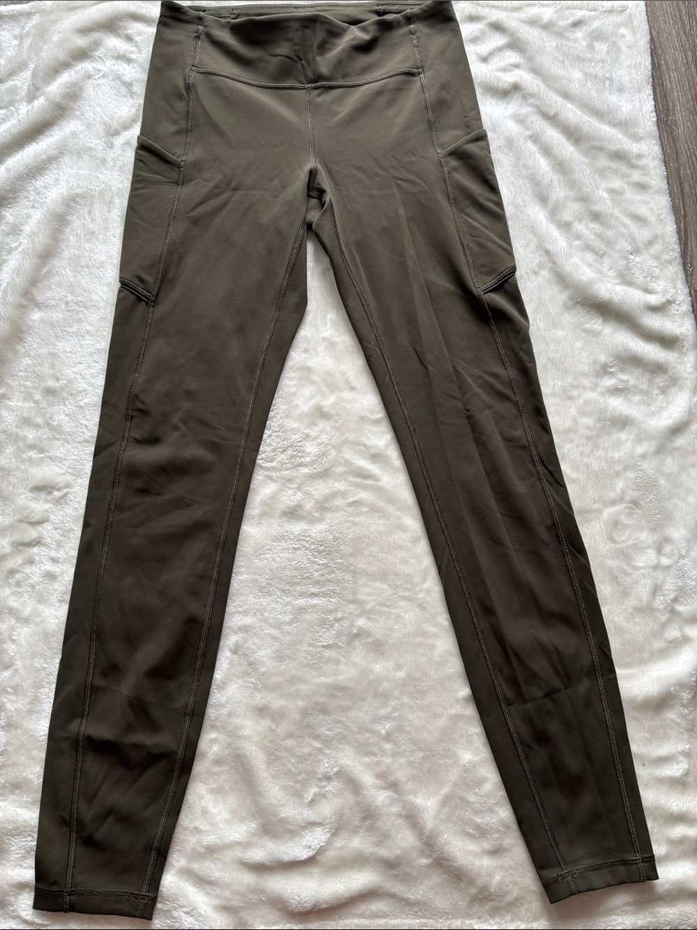 lululemon athletica Olive Green High-Rise Leggings